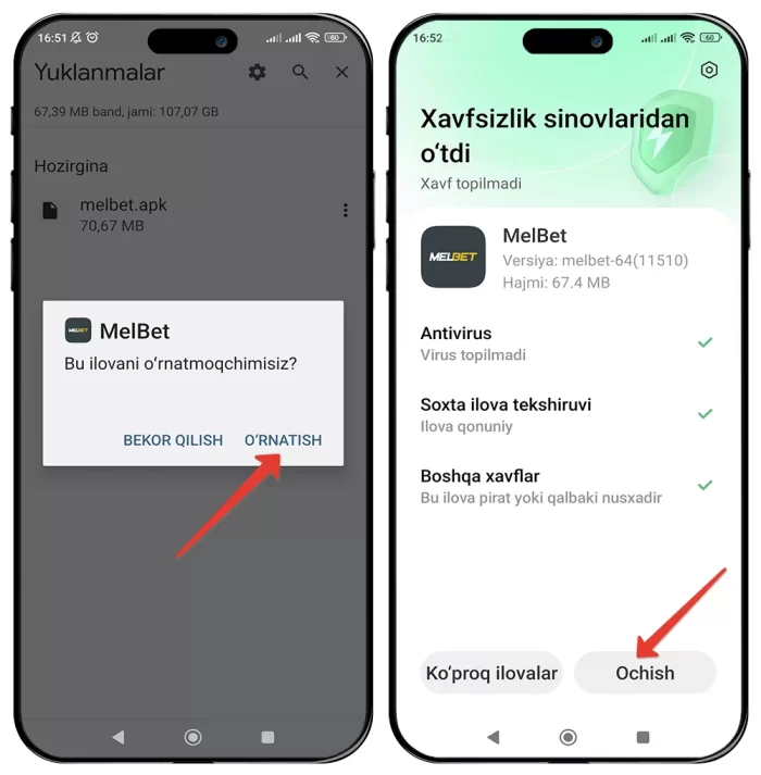 Melbet apk skachat qilish 2026 yilda Melbet uzbekistan yuklab olish