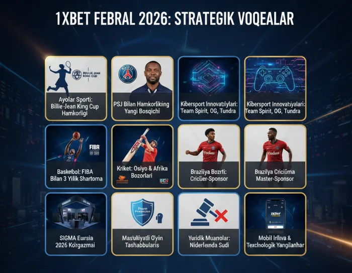 1xbet 2026 yil fevral yangiliklari