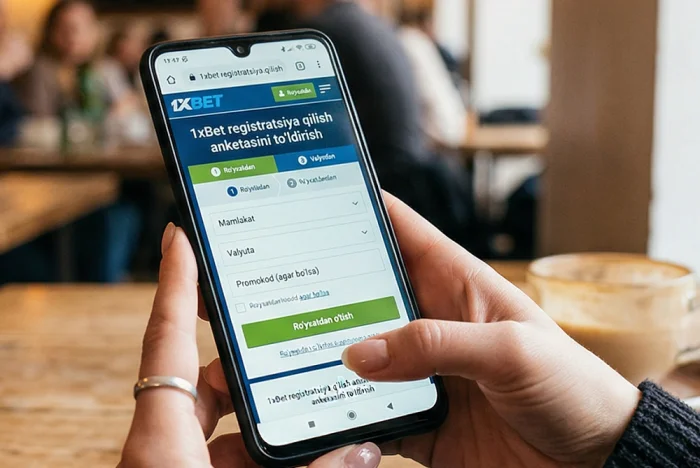 1xBet registratsiya qilish anketasi