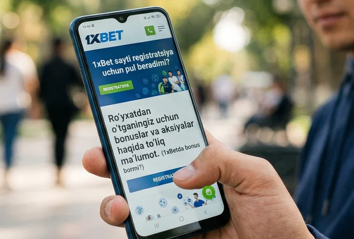 1 xbet royxatdan otish bonusi