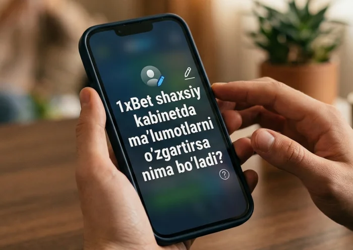 1xbet shaxsiy ma'lumotlarni tug'rilash