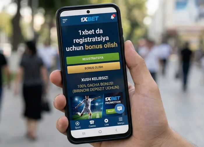 1xbet registratsiya bonusi