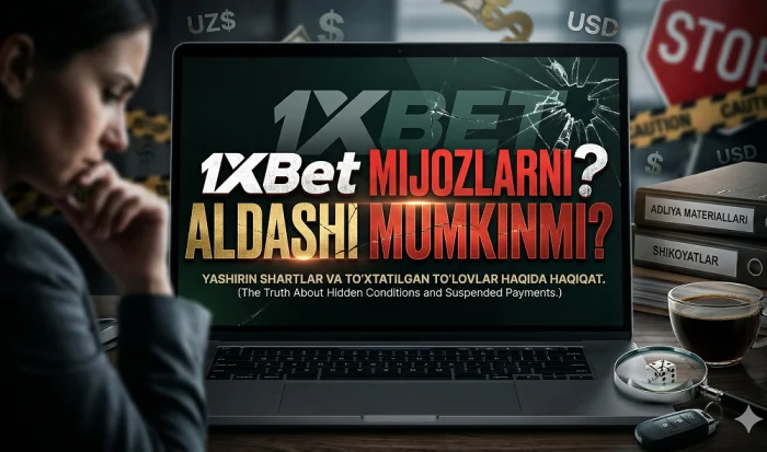 1xbet voqealari aldash va yolg'on haqida