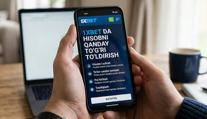 1xBetda hisobni qanday to'ldirish
