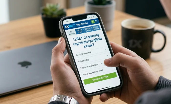 1xbet da qanday registratsiya qilish