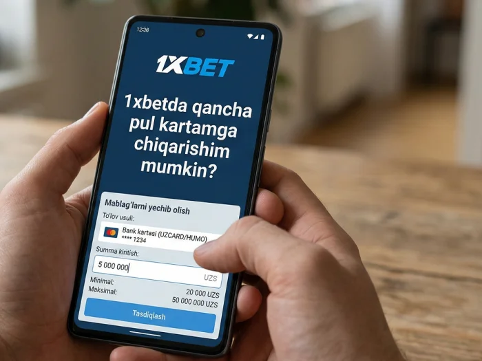 1 xbet pul chiqarish limiti