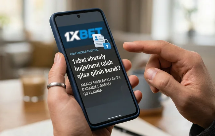 1xbet shaxsiy hujjatlarni talab qilish