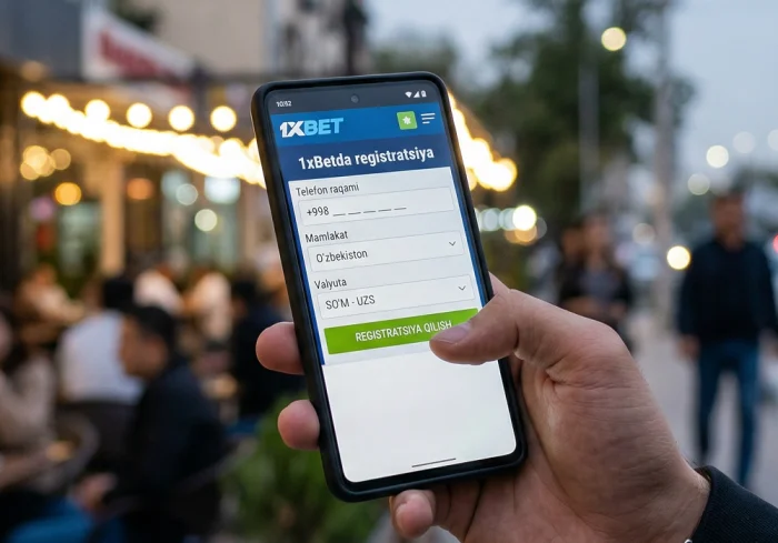 1xbet com ro'yxatdan o'tish haqida