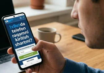 1xbet telefon raqam kiritish