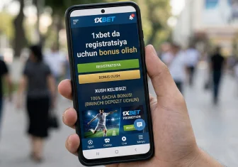 1x bet registratsiya bonusi olish