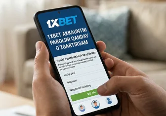 1xBet akkauntni paroli haqida