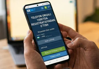 1xbet telefon orqali registratsiya