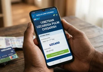 Uzcarddan pullarni 1xbetga chiqarish