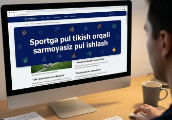 Sportga pul tikish  va 1xbet sayti