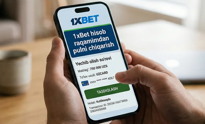1xbet pul chiqarish